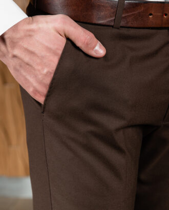 Коричневые мужские брюки. Арт.:3227