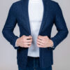 Мужской пиджак под джинсы синего цвета. Арт.:2306