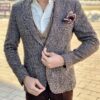 Фактурный кэжуал пиджак в итальянском стиле. Арт.: 2710