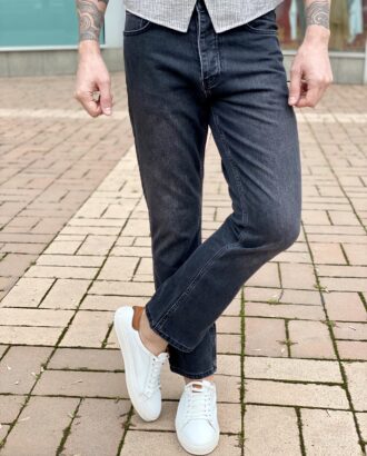 Мужские черные джинсы. Арт.: 2849