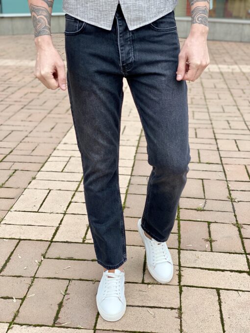 Мужские черные джинсы. Арт.: 2849