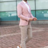 Мужской пиджак розового цвета. Арт.: 2938