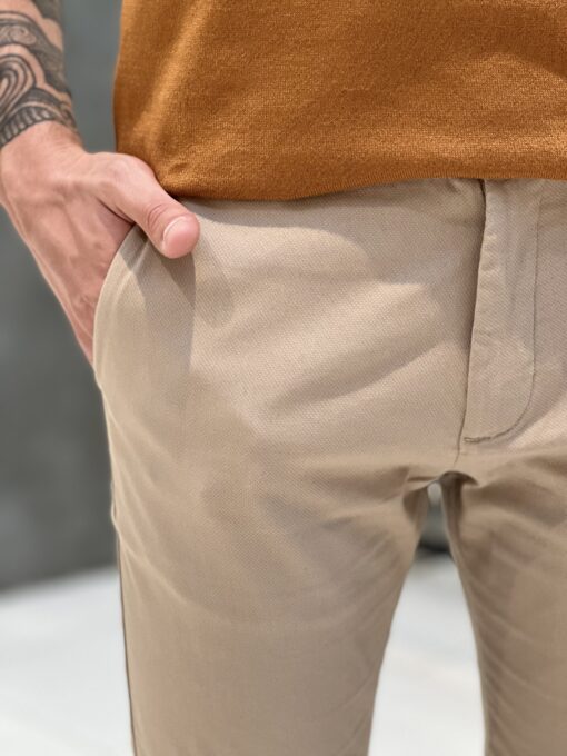 Мужские бежевые брюки. Арт.: 3617