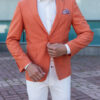 Стильный пиджак оранжевого цвета. Арт.: 3647