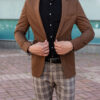 Коричневый мужской пиджак. Арт.: 3661