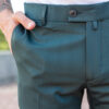 Мужские брюки зеленого цвета. Арт.: 3682