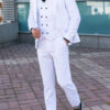 Белый стильный костюм. Арт.: 3670