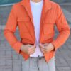 Мужская куртка оранжевого цвета. Арт.: 3851