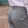 Мужские зауженные брюки серого цвета. Арт.:3928