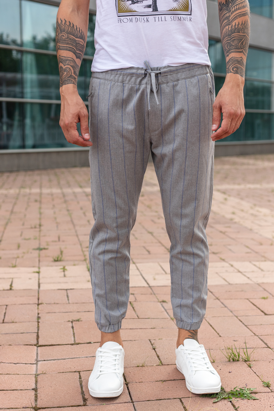 Мужские брюки на завязках. Арт.: 3913 – купить в магазине мужской одеждыSmartcasuals