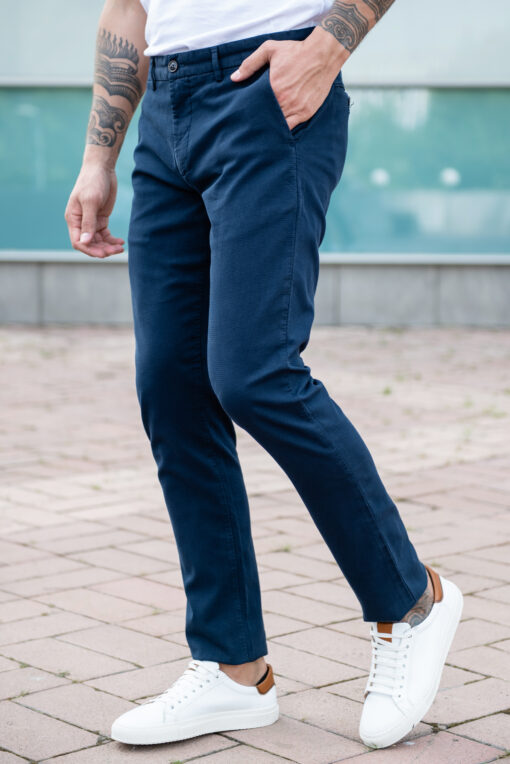 Синие мужские брюки. Арт.: 4024