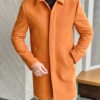 Пальто оранжевого цвета. Арт.:4350