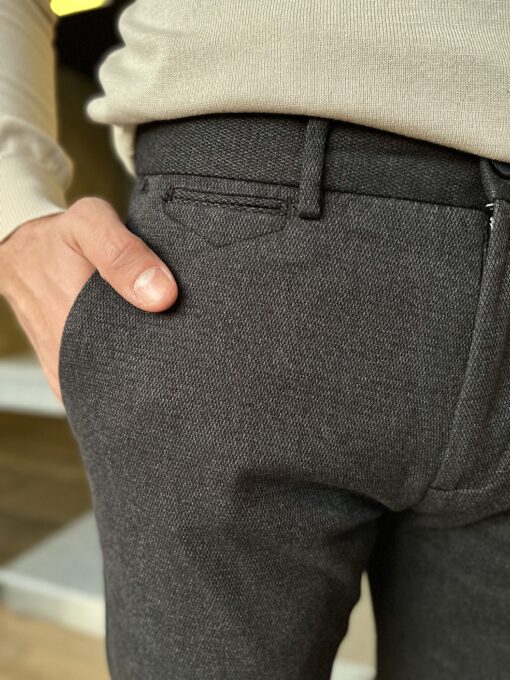 Мужские брюки серого цвета. Арт.:4232