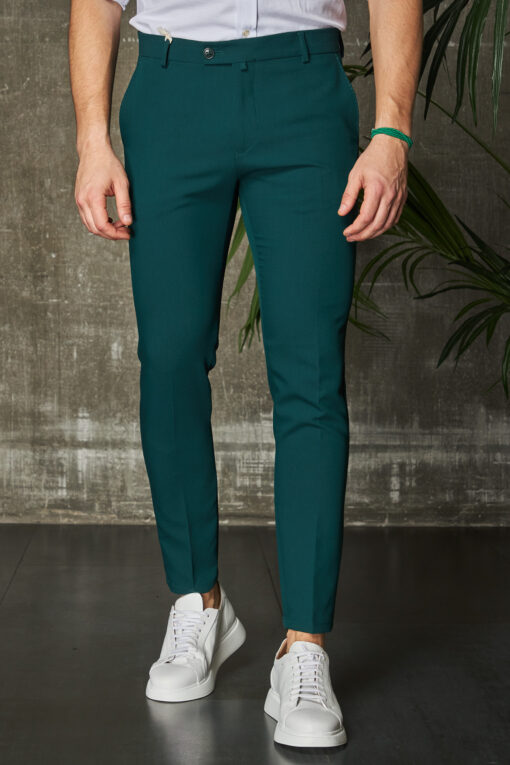 Зеленые мужские брюки. Арт.:4274