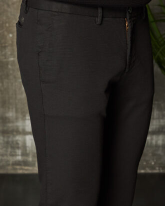 Мужские черные брюки – чинос. Арт.:4264