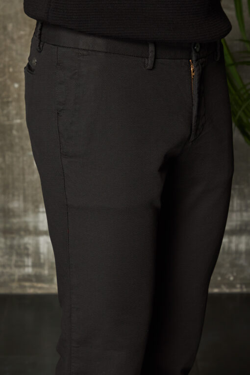 Мужские черные брюки – чинос. Арт.:4264