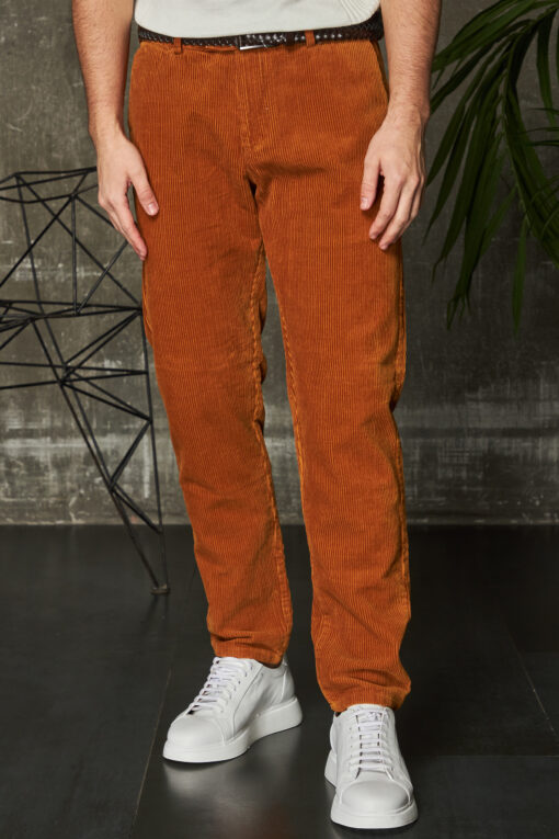 Мужские оранжевые брюки. Арт.:4205