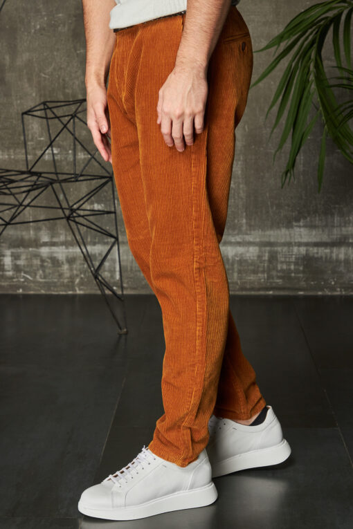Мужские оранжевые брюки. Арт.:4205