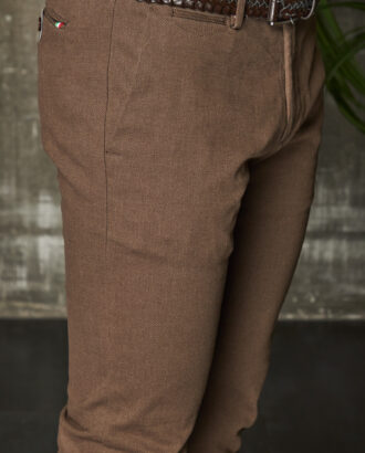 Мужские брюки коричневого цвета. Арт.:4213