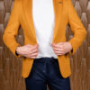 Стильный мужской пиджак желтого цвета. Арт.: 4419