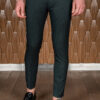 Зауженные мужские брюки зеленого цвета. Арт.:4461