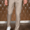 Зауженные мужские брюки зеленого цвета. Арт.:4461