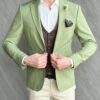 Мужской пиджак зеленого цвета. Арт.: 4684