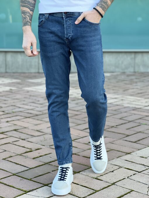 Мужские синие джинсы. Арт.:4954