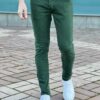 Оригинальные мужские джинсы зеленого цвета. Арт.:4958