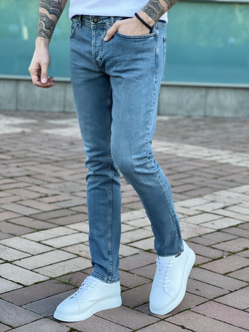 Мужские синие джинсы. Арт.:4960