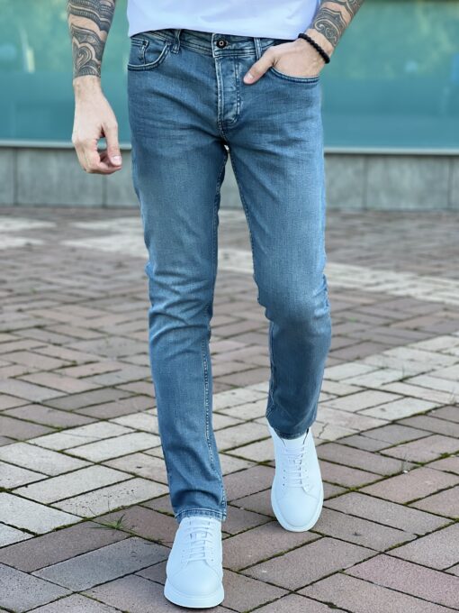 Мужские синие джинсы. Арт.:4960