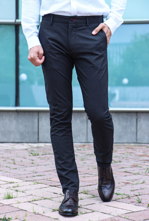 Черные мужские брюки-чинос. Арт.: 5176