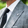 Серый комбинированный костюм-тройка Арт.: 7058