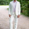 Белый мужской костюм-двойка Арт.: 7059