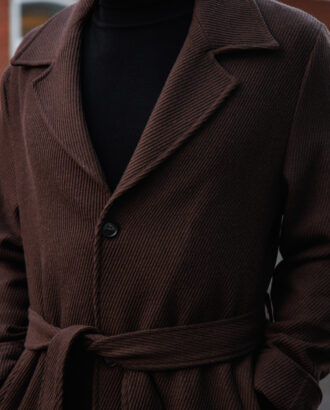 Пальто коричневое. Арт.:6188