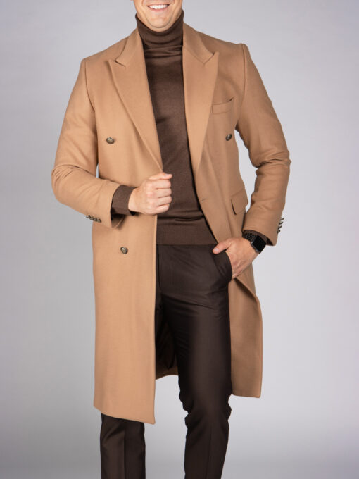 Двубортное пальто. Арт.:6256