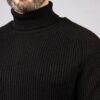 Мужской черный свитер. Арт.:6354