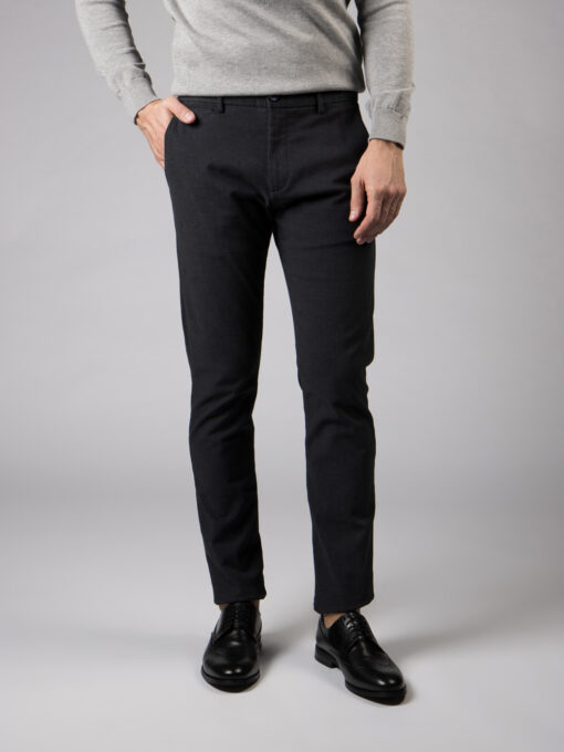 Черные утепленные брюки чинос. Арт.:6362