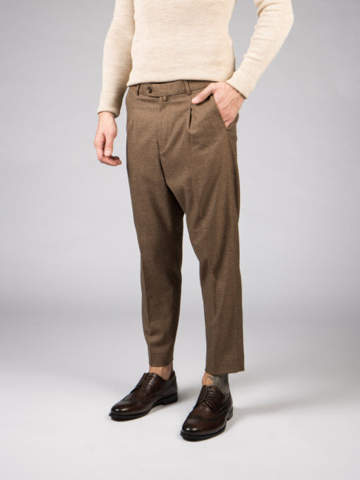 Мужские брюки коричневого цвета. Арт.:6368