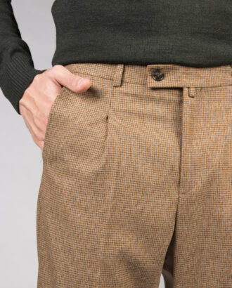 Мужские брюки бежевого цвета. Арт.:6369