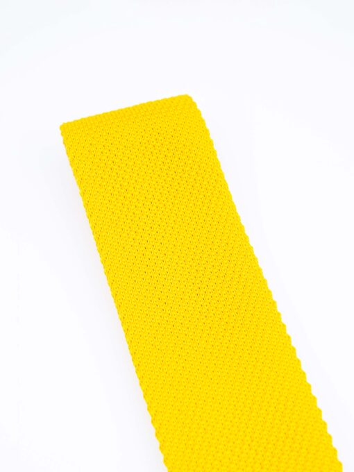Вязаный галстук жёлтого цвета. Арт.:3728