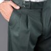 Мужские брюки с манжетами и защипами. Арт.:7227