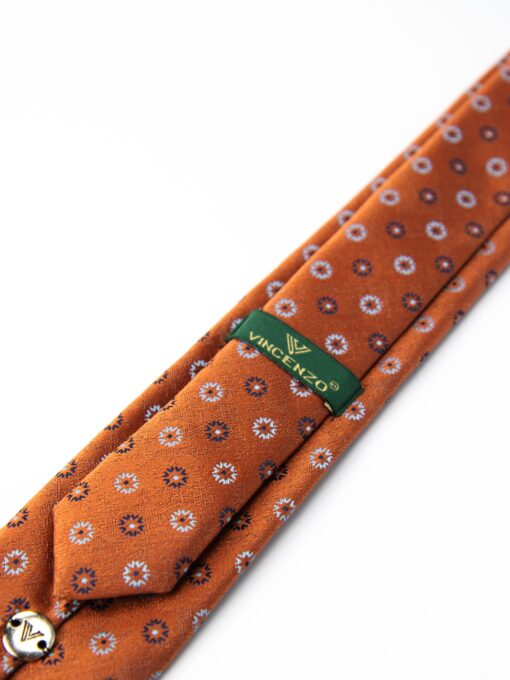 Терракотовый мужской галстук.Арт.:6732