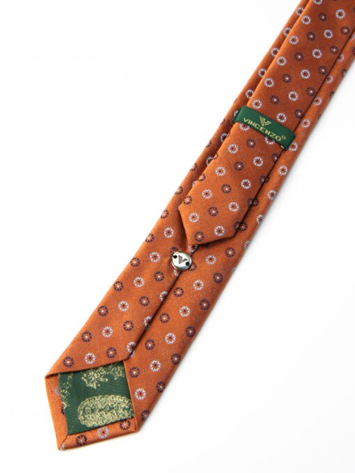 Терракотовый мужской галстук.Арт.:6732