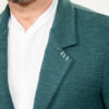 Трикотажный пиджак зеленого цвета. Арт.:7681