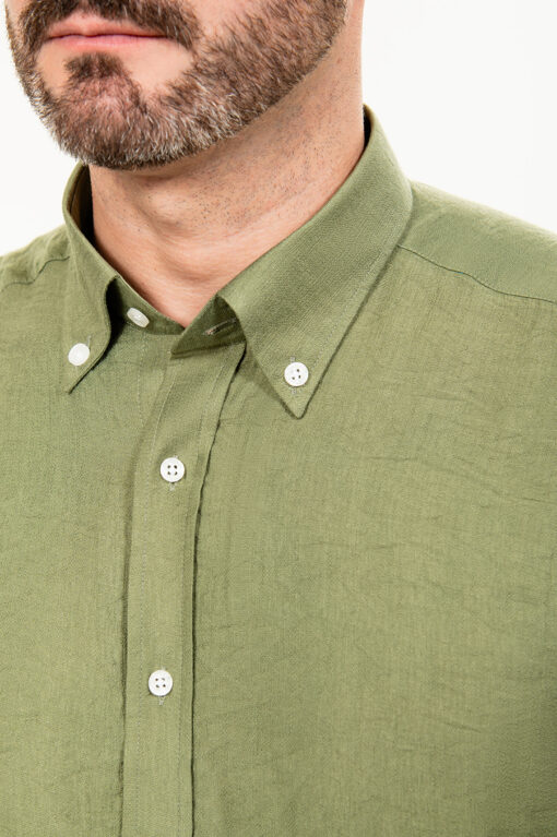 Кэжуал рубашка зеленого цвета. Арт.:7708