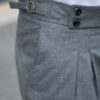 Серые брюки с защипами Арт.:6932