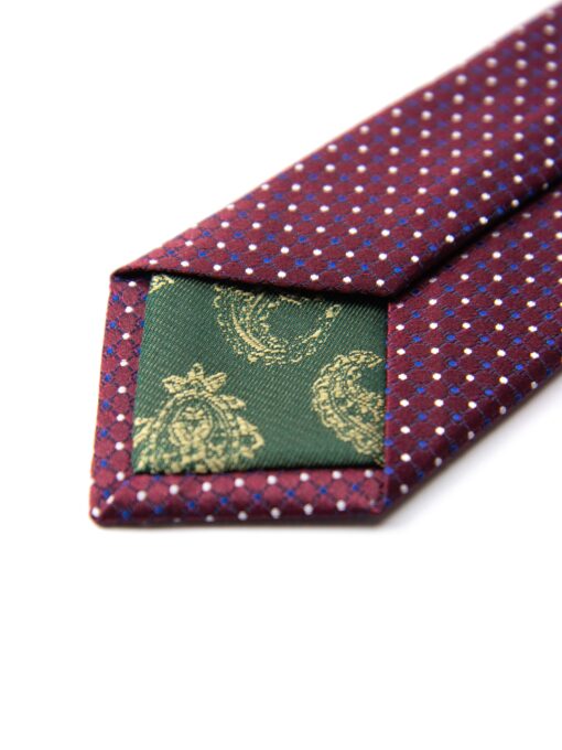 Жаккардовый галстук бордового цвета. Арт.:6744