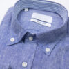 Льняная голубая рубашка Арт.:6774