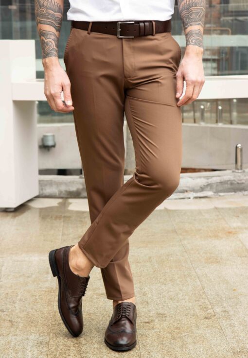 Коричневые мужские брюки со стрелкой Арт.:6765